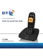 Предварительный просмотр 1 страницы BT CALLER DISPLAY 1000 Quick Setup And User Manual