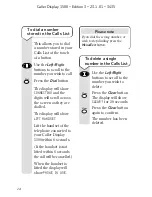 Preview for 17 page of BT Caller Display 1500 User Manual