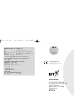 Preview for 1 page of BT Contour 50 User Manual