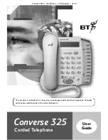 Preview for 1 page of BT Converse 325 User Manual