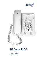 Preview for 1 page of BT Decor 2100 User Manual