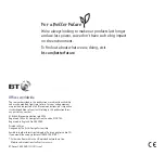 Preview for 32 page of BT Decor 2600 Quick User Manual