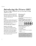 Preview for 8 page of BT DIVERSE 1015 User Manual