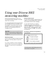 Preview for 27 page of BT DIVERSE 1015 User Manual