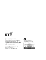 Preview for 64 page of BT DIVERSE 1015 User Manual