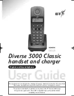 Preview for 1 page of BT DIVERSE 3000 CLASSIC User Manual