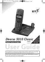 Preview for 1 page of BT DIVERSE 3010 CLASSIC User Manual