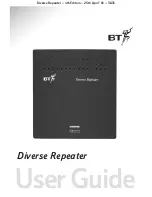 BT DIVERSE REPEATER User Manual предпросмотр