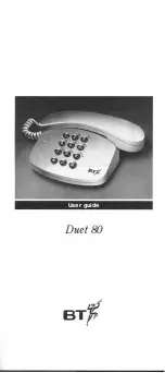 BT Duet 80 User Manual preview