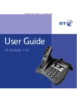 Preview for 1 page of BT EQUINOX 1350 User Manual