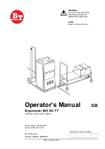 Предварительный просмотр 1 страницы BT Ergomover 620 AC-TT Operator'S Manual