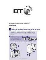 BT Essentials Wi-Fi Powerline 500 User Manual preview