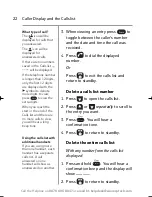 Preview for 22 page of BT FREELANCE 101 User Manual