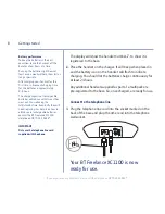 Preview for 8 page of BT FREELANCE XC 1100 User Manual