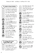 Preview for 28 page of BT Freelance XC 500 User Manual