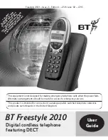 Preview for 1 page of BT FREESTYLE 2010 User Manual