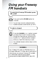 Preview for 16 page of BT FREEWAY FM User Manual