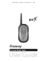 BT FREEWAY User Manual preview