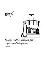 Preview for 1 page of BT IMAGE 350 User Manual