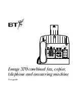 Предварительный просмотр 1 страницы BT IMAGE 370 User Manual