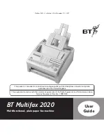 BT Multifax 2020 User Manual preview