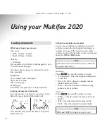 Предварительный просмотр 24 страницы BT Multifax 2020 User Manual