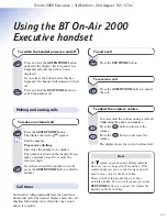 Preview for 13 page of BT ON-AIR 2000 EXECUTIVE User Manual