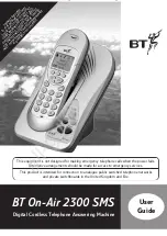 Preview for 1 page of BT ON-AIR 2300 SMS User Manual