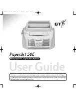 BT PaperJet 50e User Manual preview