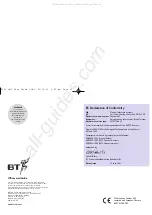 Предварительный просмотр 36 страницы BT Payphone Contour 400 User Manual