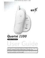 Preview for 1 page of BT QUARTET 1100 User Manual