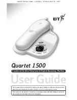 BT QUARTET 1500 User Manual preview