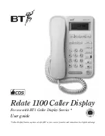 Предварительный просмотр 1 страницы BT Relate 1100 User Manual