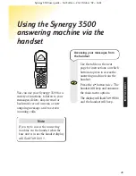 Preview for 49 page of BT Synergy 3500 User Manual