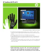 BT TouchSmart IQ772.uk Specifications предпросмотр