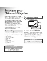 Предварительный просмотр 11 страницы BT ULTIMATE 106 User Manual