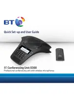 BT X300 Quick Setup And User Manual preview