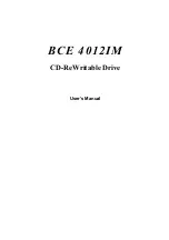 Preview for 1 page of BTC BCE 4012IM User Manual