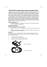 BTC M971U Quick Installation Manual preview