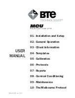 Предварительный просмотр 5 страницы BTE Technologies Multi-Cervical Unit User Manual