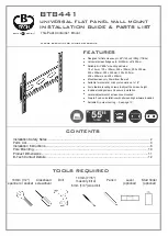 BTECH BTB441 Installation Manual & Parts List preview