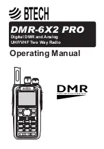 Предварительный просмотр 2 страницы BTECH DMR-6X2 Operating Manual