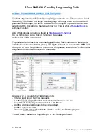 Preview for 3 page of BTECH DMR-6X2 Programming Manual