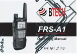 Предварительный просмотр 1 страницы BTECH FRS-A1 Operating Manual