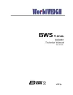 BTEK WorldWEIGH BWS Series Technical Manual предпросмотр