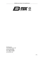 Preview for 26 page of BTEK WorldWEIGH BWS Series Technical Manual