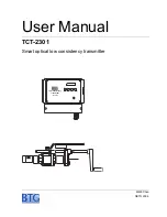 Preview for 1 page of BTG TCT-2301 User Manual