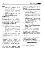 Preview for 25 page of BTI 9042722 Safety And Users Manual