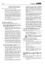 Preview for 35 page of BTI 9042722 Safety And Users Manual