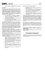 Preview for 38 page of BTI 9042722 Safety And Users Manual